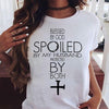 Bless By God Spoiled By My Husband Protected By Both Tshirt HG