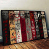 Scary Movie Characters Scariest Horror Characters Landscape Poster HG