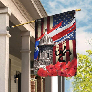 My Nation Puerto Rico My Home FLag LN