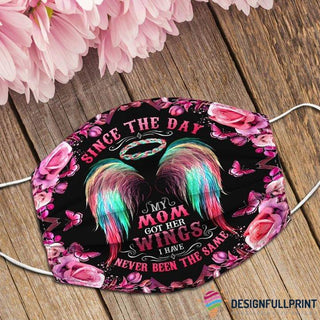 Gift For Mom Since The Day My Mom Got Her Wings Face Mask 3 Pack HG Cloth Mask