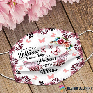 Im Not A Window Im A Wife To A Husband With Wings Face Mask 3 Pack HG Cloth Mask