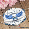 Gift For Dad Blue Daddy s Girl I Used To Be His Angel Now He s Mine In Heaven Cloth Mask 3 Pack HG Cloth Mask