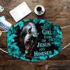 Gift For Christian Gift For Horse Lover This Girl Runs On Jesus And Horses Face Mask 3 Pack HG Cloth Mask