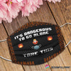 Gift For Gamer Game Its Dangerous To Go Alone Mask Face Mask 3 Pack HG Cloth Mask