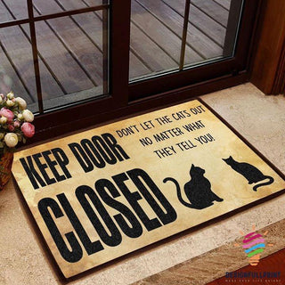 Cat Doormat Cat Welcome Mat LH Funny Cat Doormat Gifts For Cat Lovers