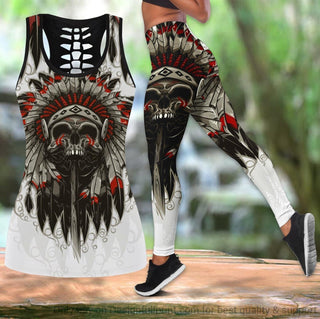 Skull Gift Native skull Tank Top Legging Set LN