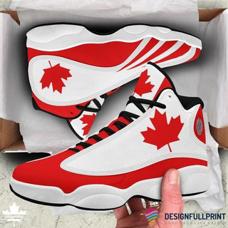 Red And White Flag Canada JD 13 Shoes HG