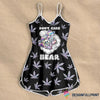 Gift For Hippie New Multiple Colors Bear With Cannabis Dont Care Bear 420 Rompers For Women HG