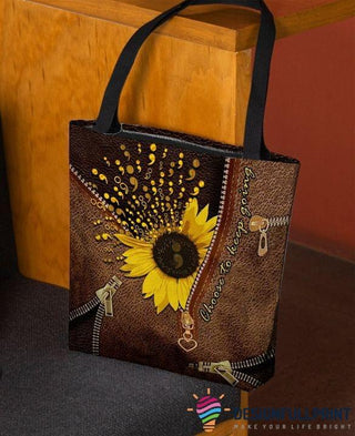 Choose To Keep Going Sunflower Suicide Prevention Awareness Tote Bag HG