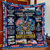 Navy Veteran Military Soldier Blanket HG