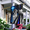 Boxer Dog American Cross God Flag Gold Cross God Flag One Nation Under God US FLag LN Gifts For Dog Lovers