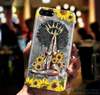 Black Pride Black Queen Prays Print Phone Case LN