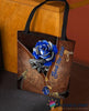 Gifts for Police Officers Back The Blue Rose Police Tote Bag HG