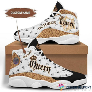 Personalized October Queen JD 13 Shoes HG
