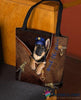 German Shepherd Back The Blue K9 Dog Tote Bag HG Gifts For Dog Lovers