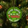 Dear Santa 2020 Ornament LH