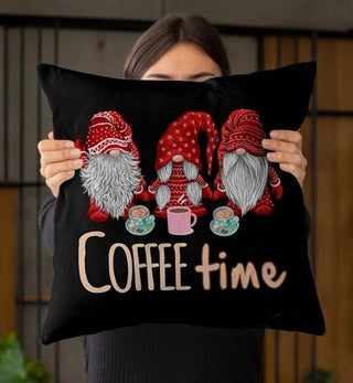 Gnomes Coffee Time XmasPillow HG