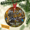Deer Couple You And Me Ornament Personalized  LH