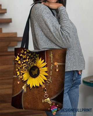 Gift For Butterfly Lover Gift For Hippie You Are My Sunshine Sunflower And Butterfly Tote Bag HG