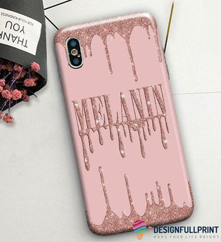 Black Pride Pink Lava Melanin Power Diamond Print Phone Case LN