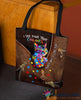 I See Your True Colors  Thats Why I Love You Cat Autism Tote Bag HG Autism Gift