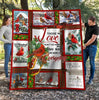 Christmas Birds Cardinals Decorations Blanket HG