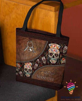 Gifts For Nurses Nurse Life Skull Gifts For Nurses Tote Bag HG