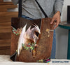 Gift For Dragon Lover Flower Dragon Tote Bag HG