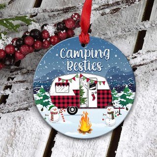 Gift For Camper Camping Besties Ornament LH