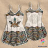 Pothead With Boho Mandala Pattern Rompers For Women HG