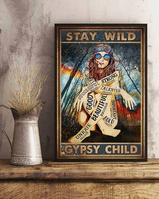 Gift For Hippie You Are A Strong Unique And Beautiful Hippie Girl Vertical Women Empowerment Poster Home Decoration Poster PA