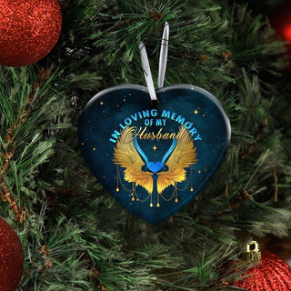 Loving Memory Husband Ornament LH