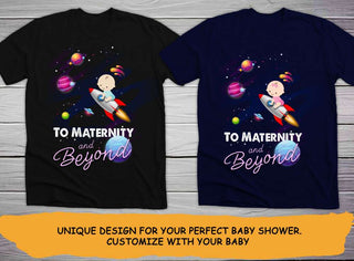 To Maternity And Beyond Pregnancy Personalized Tshirt PA