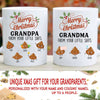 Gift For Grandpa Merry Xmas Grandpa From Your Little Shits Personalized Mug