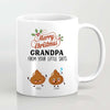 Gift For Grandpa Merry Xmas Grandpa From Your Little Shits Personalized Mug