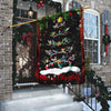 Christmas Bird Bright Merry Xmas Flag US FLag LN