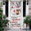 Cardinals A Big Piece Of My Heart Lives In Heaven Door Cover HG Memorial Gifts