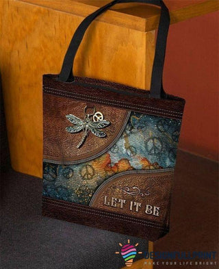 Gift For Hippie Let It Be Hippie Tote Bag HG
