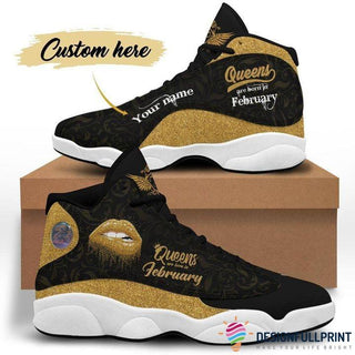 Personalized February Queen JD 13 Shoes HG