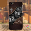 Easter Gift Gift For Christian Etui De Téléphone En Cuir De Dieu Faith Over Fear Jesus HG