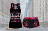Firefighter Wife The Firefighter Is My World Tank and Short Set