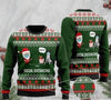 Santa And Dog 6 Feet Social Distancing Sweater HG