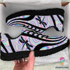 Gift For Dragonfly Lover Hologram Black Dragonfly Shoes LN