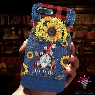 Gift For Hippie Gnome Phone Case LH Hippie Phone Case Let It Be Phone Case