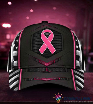 Pink Ribbon Breast Cancer Cap HG