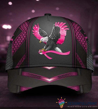 Eagle Pink Ribbon Breast Cancer Cap HG