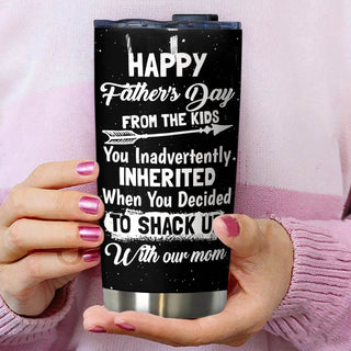 Gift For Dad Happy Father's Day From The Kid Tumbler LN