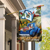 Gift For Hunting Lover COuntry Road Take me Home cardinal bird  Flag US FLag LN
