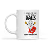 Designfullprint Father Dad Mug, Dad Ceramic White Mug 15oz
