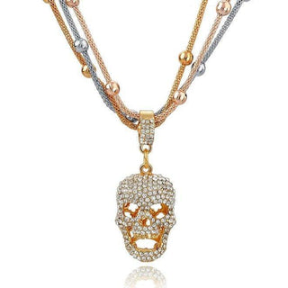 Skull Vintage Long Chain Multi layer Necklace